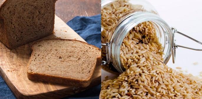 brown rice vs brown bread